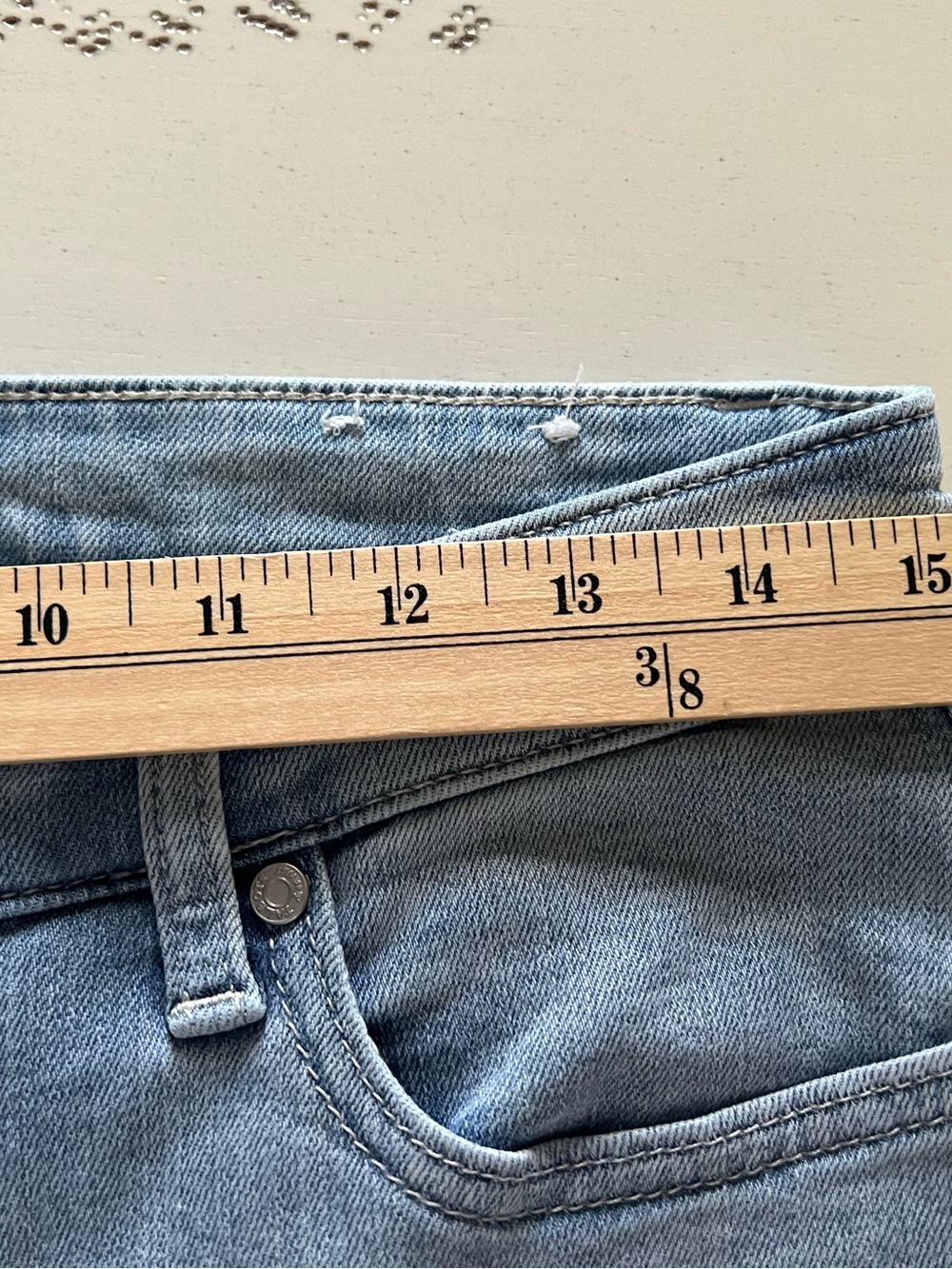 Talbots Light Blue straight Cropped Jeans Sz 6 NWOT - Picture 4 of 10